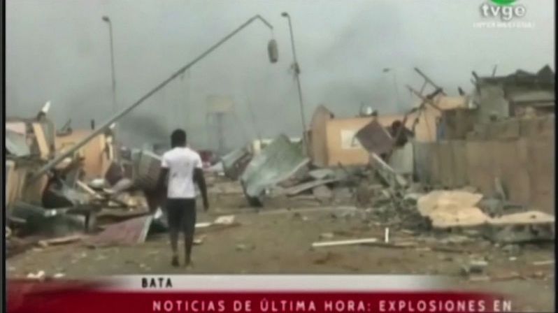 Výbuch ve vojenském skladu zdevastoval největší město Rovníkové Guineje